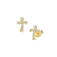 Orecchini Amen Donna Croci in Argento Zircone ECROGBZ - ECROGBZ